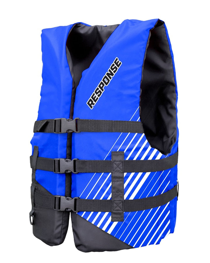 Response MS50S Multi Sport Life Jacket PFD Vest Blue