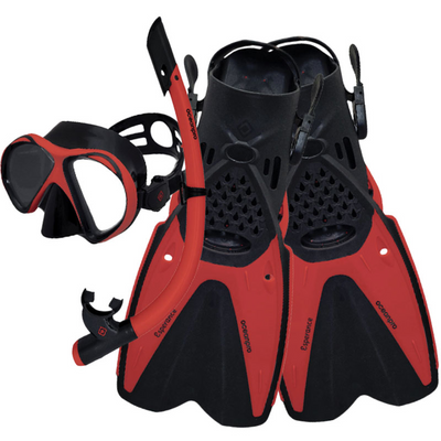 Ocean Pro Esperence Mask Snorkel Fin Dive Set