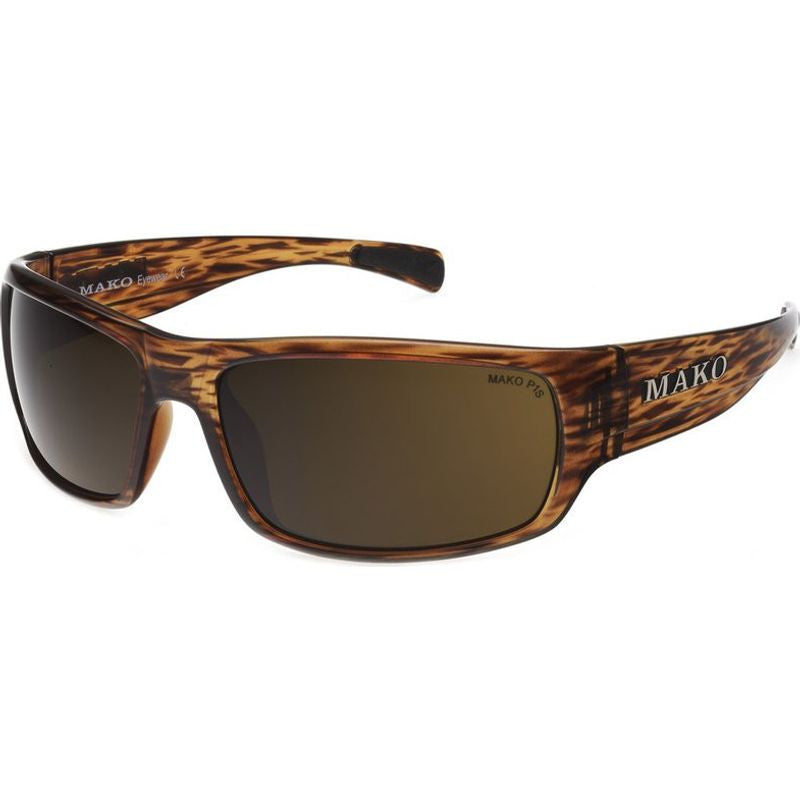 Mako Escape Tortoise Frame PC Brown Lens Sunglasses