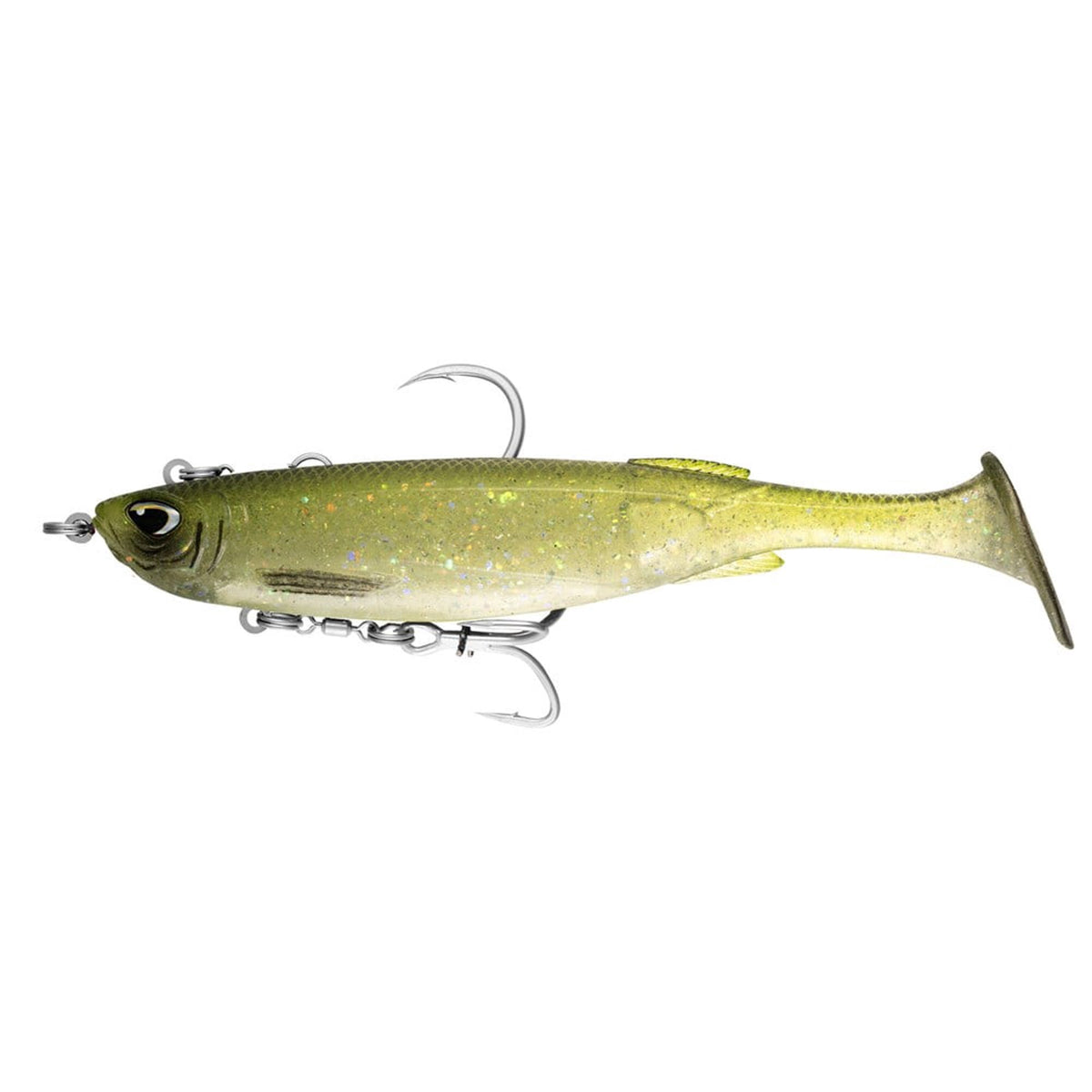 Nomad Design Live Ops Maniax Rigged Swimbait Soft Plastic Lure 8in