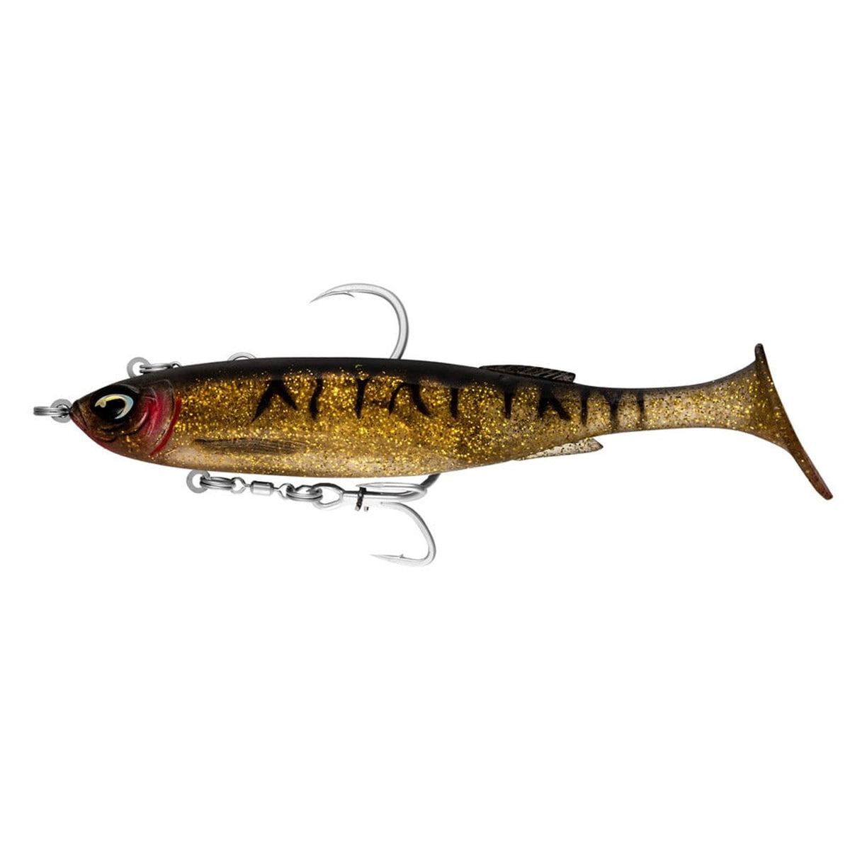 Nomad Design Live Ops Maniax Rigged Swimbait Soft Plastic Lure 8in
