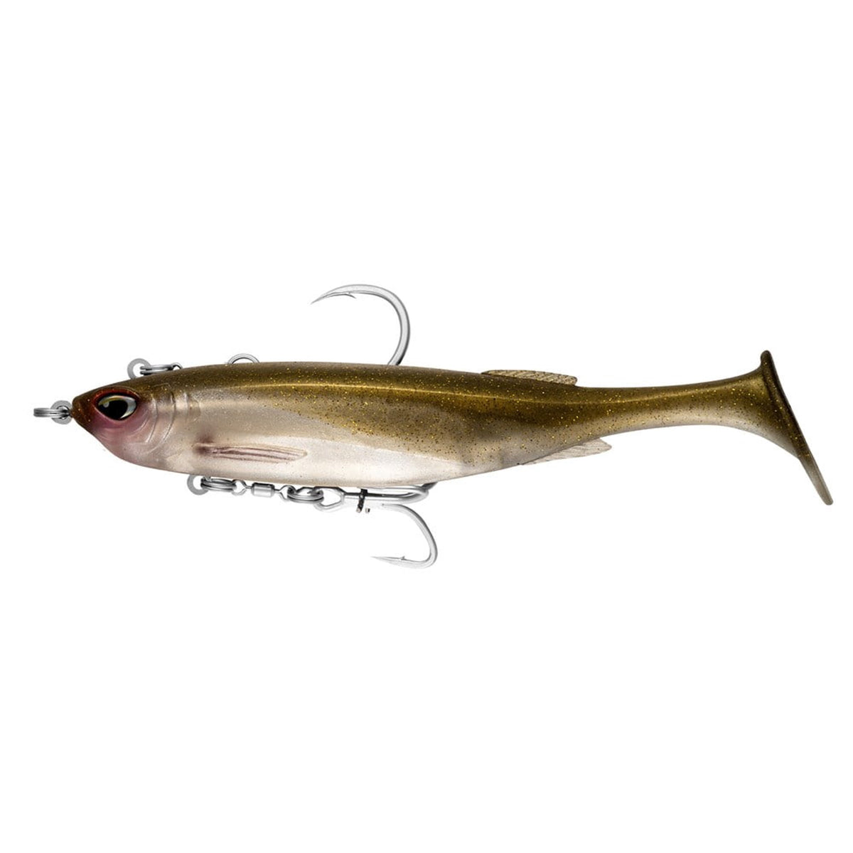 Nomad Design Live Ops Maniax Rigged Swimbait Soft Plastic Lure 8in