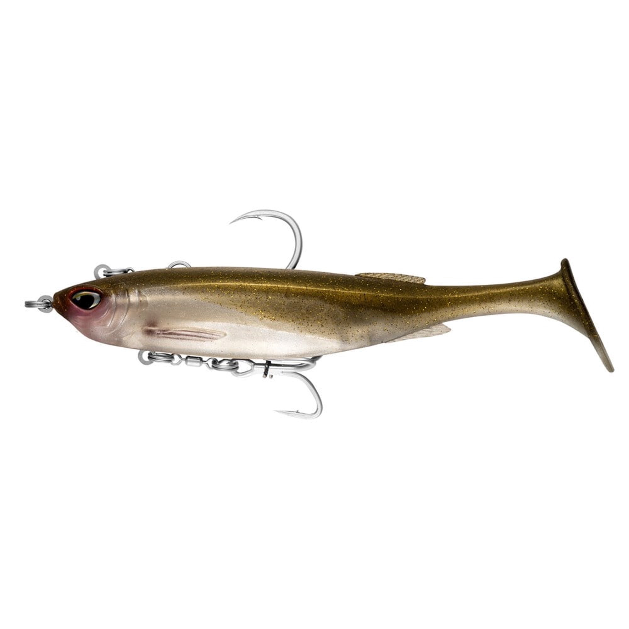 Nomad Design Live Ops Maniax Rigged Swimbait Soft Plastic Lure 8in