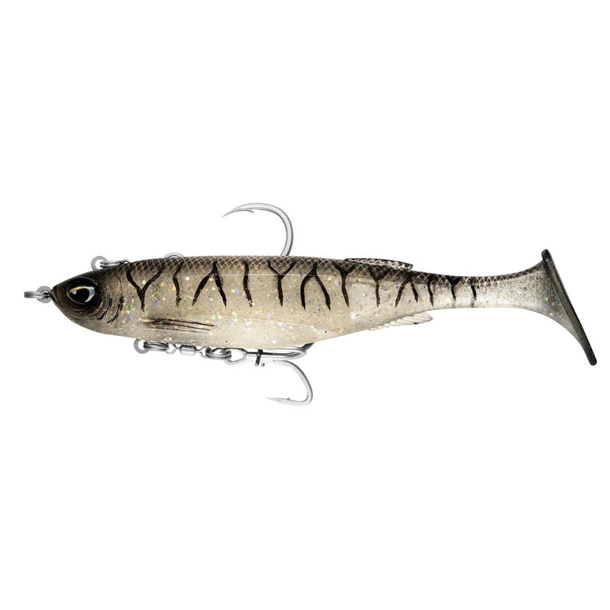 Nomad Design Live Ops Maniax Rigged Swimbait Soft Plastic Lure 8in