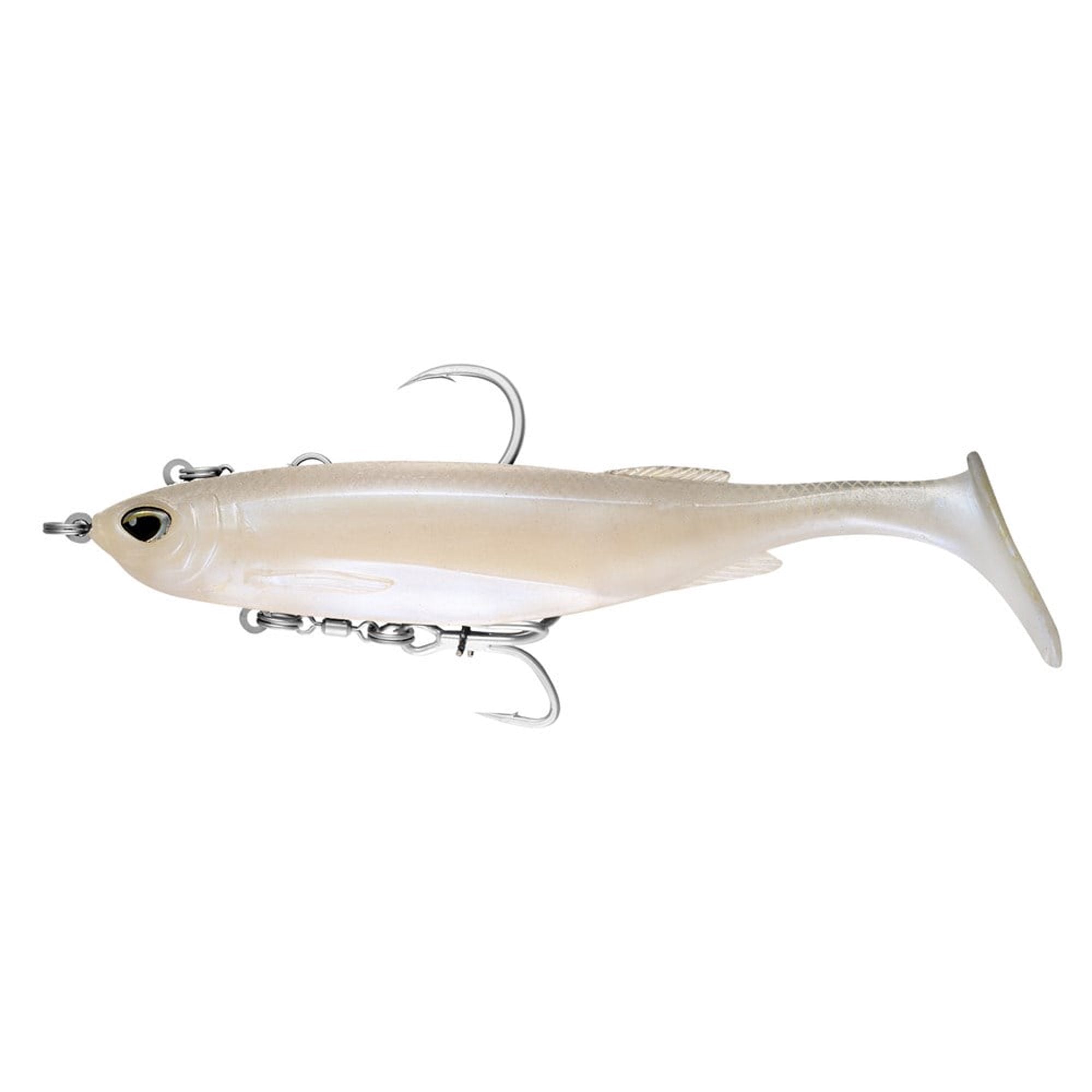 Nomad Design Live Ops Maniax Rigged Swimbait Soft Plastic Lure 8in