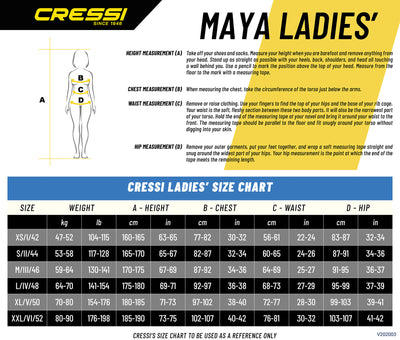 Cressi Maya Ladies 7mm Wetsuit
