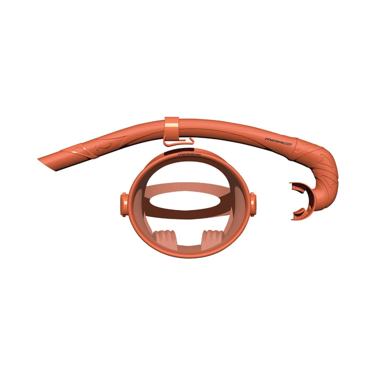 Mirage Oceania Round Mask Snorkel Set