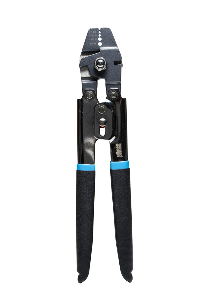 Nomad Design Pliers Blue Black 10in Big Game Bent