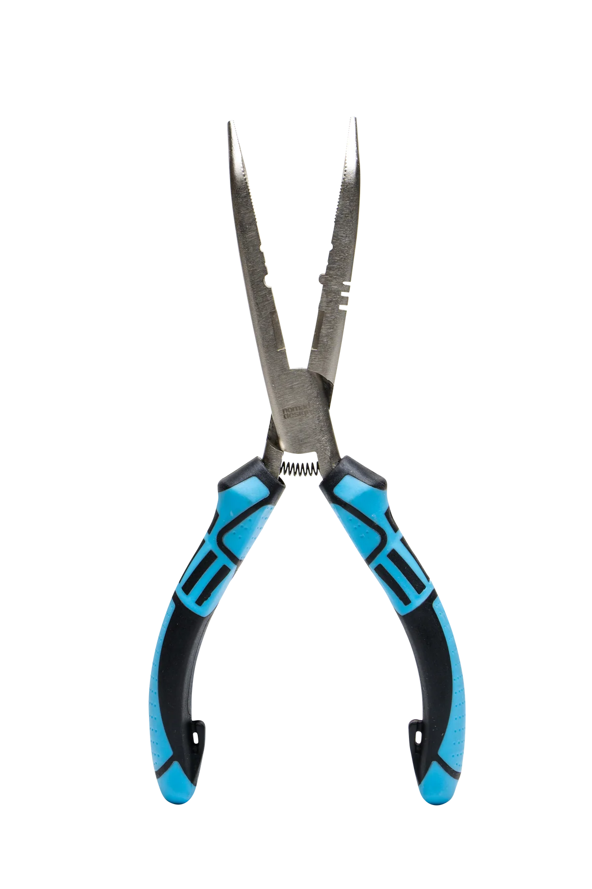Nomad Design Pliers Blue Black 8in Bent Nose