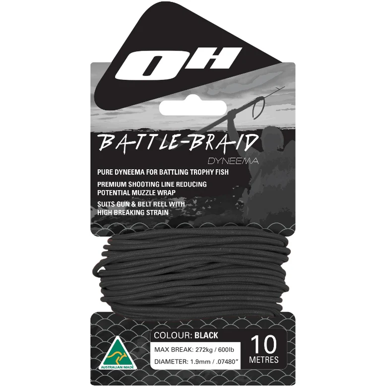 Ocean Hunter Battle Braid Spear Gun Dyneema 10m