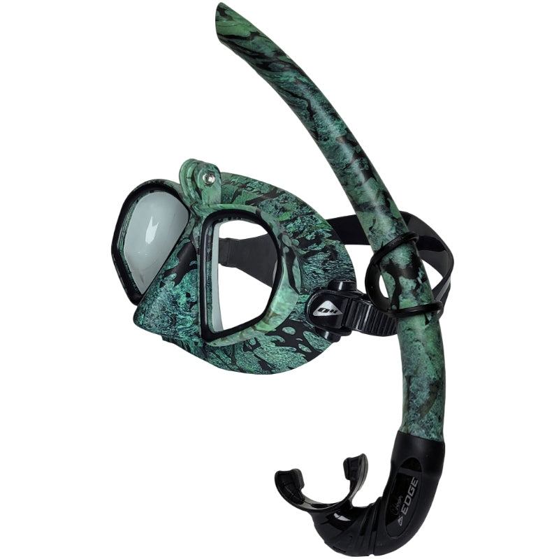 Ocean Hunter Phantom Go Pro GP Mask Snorkel Set