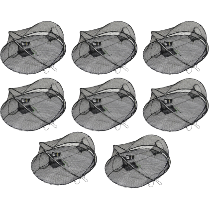 Wilson Black Opera House Yabby Net Trap Pot Bulk Value 8 Pack