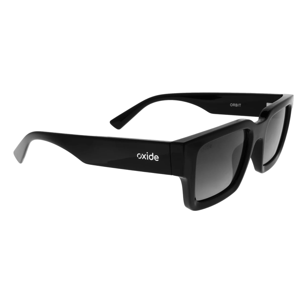 Oxide Orbit Black Frame Gradient Grey Lens Sunglasses