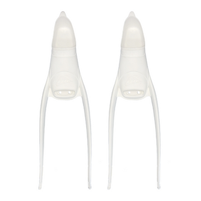 Ocean Hunter Ambush Fin Foot Pocket Pair White