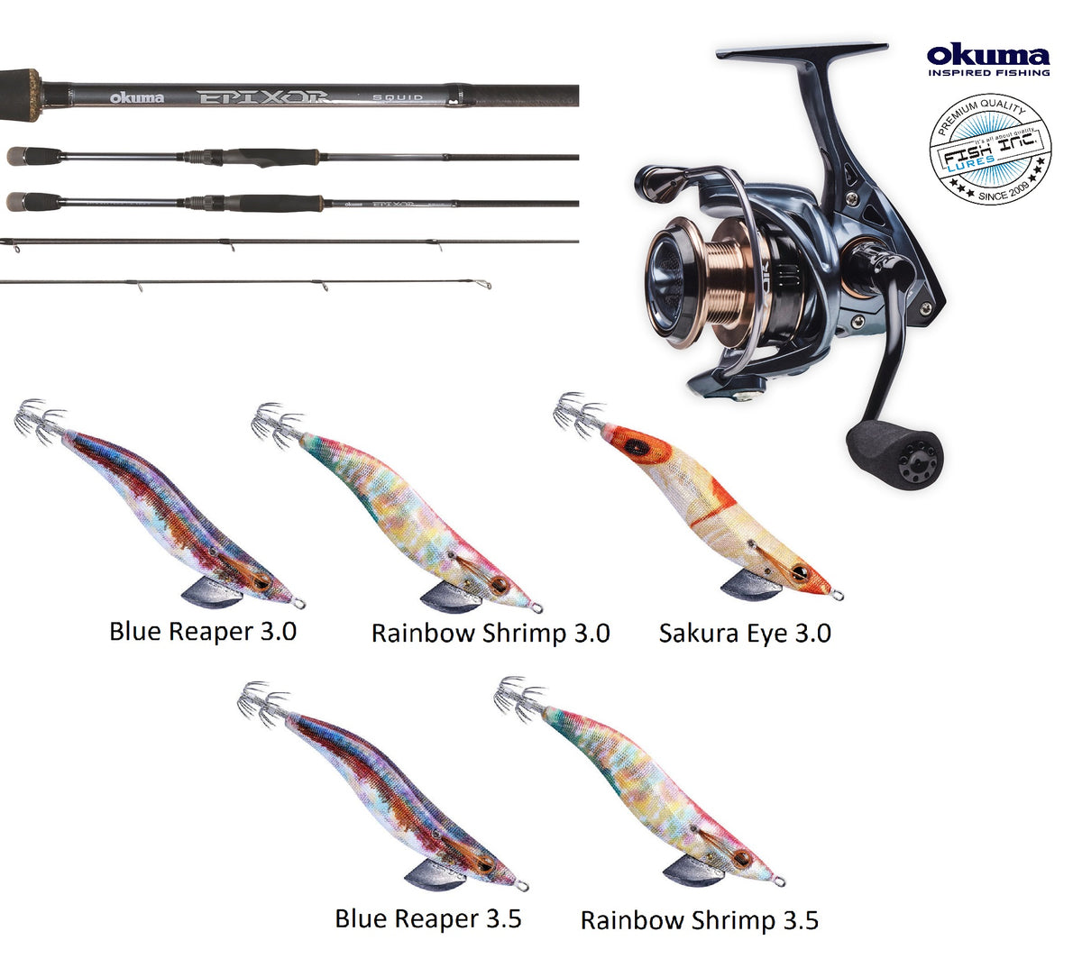 Okuma Epixor Ultimate EGI Squid Pack
