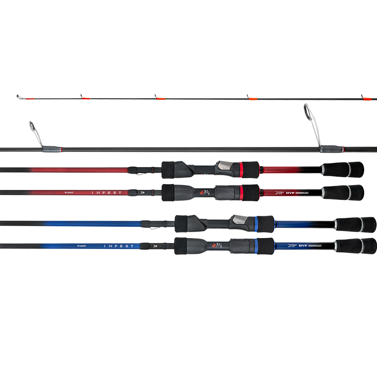 Daiwa 26 Infeet SK spin rod range