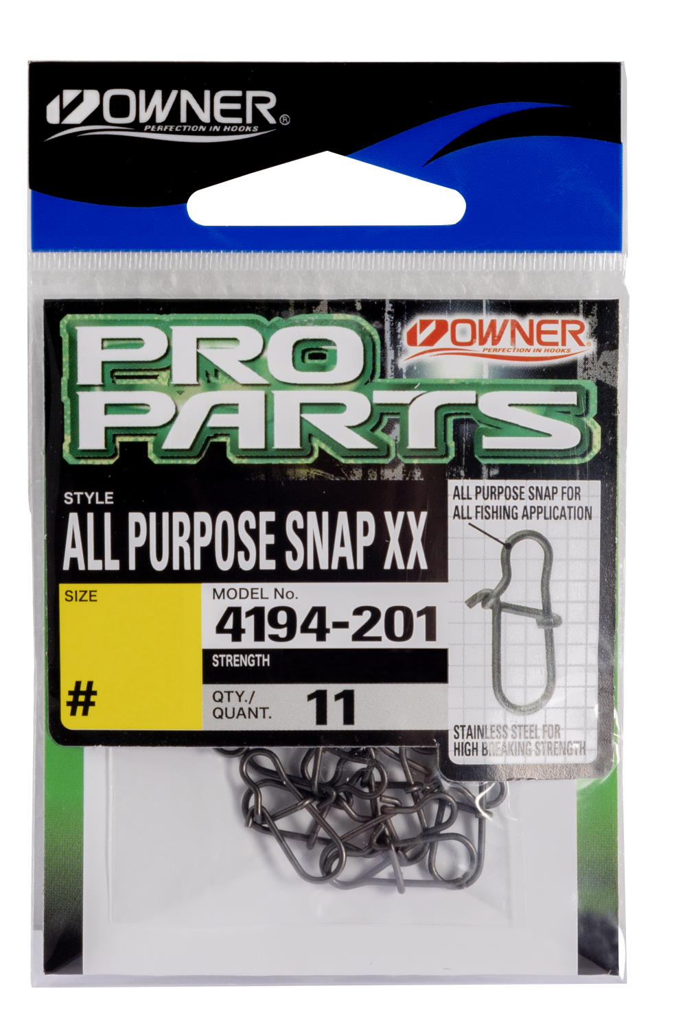 Owner All Purpose Fishing Clip Snap