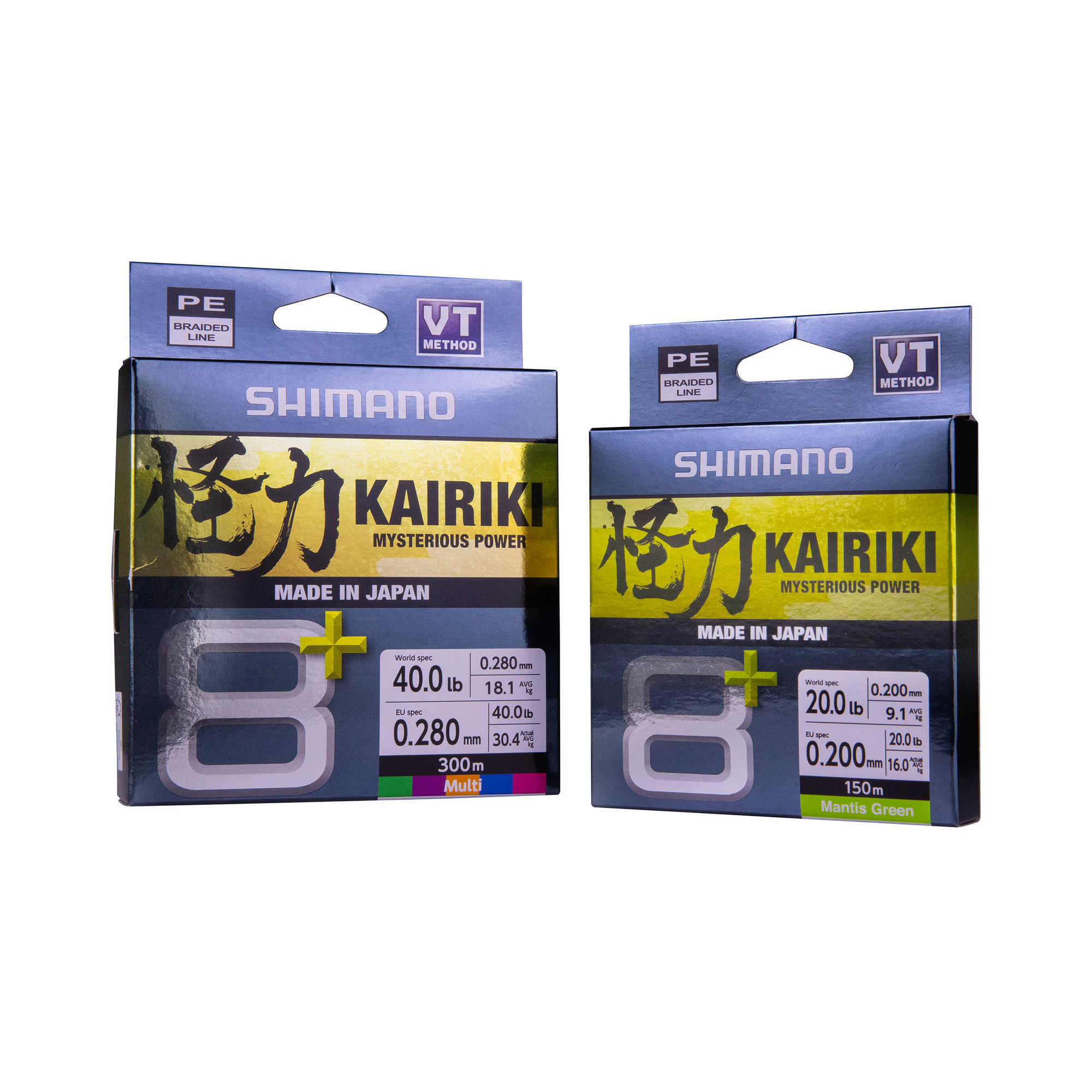 Shimano Kairiki 8+ Plus Braid Multi Colour 300m