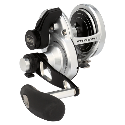 Penn Fathom II Silver 2S Two Speed Overhead Reel