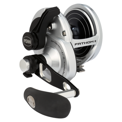 Penn Fathom II Silver 2S Two Speed Overhead Reel