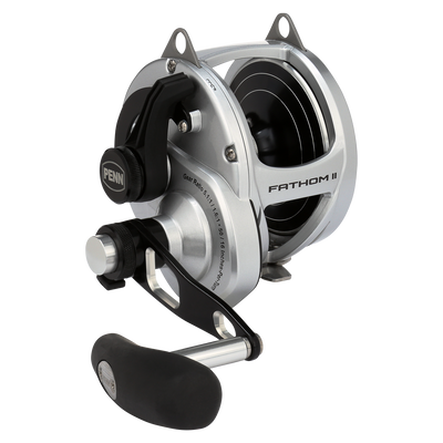 Penn Fathom II Silver 2S Two Speed Overhead Reel