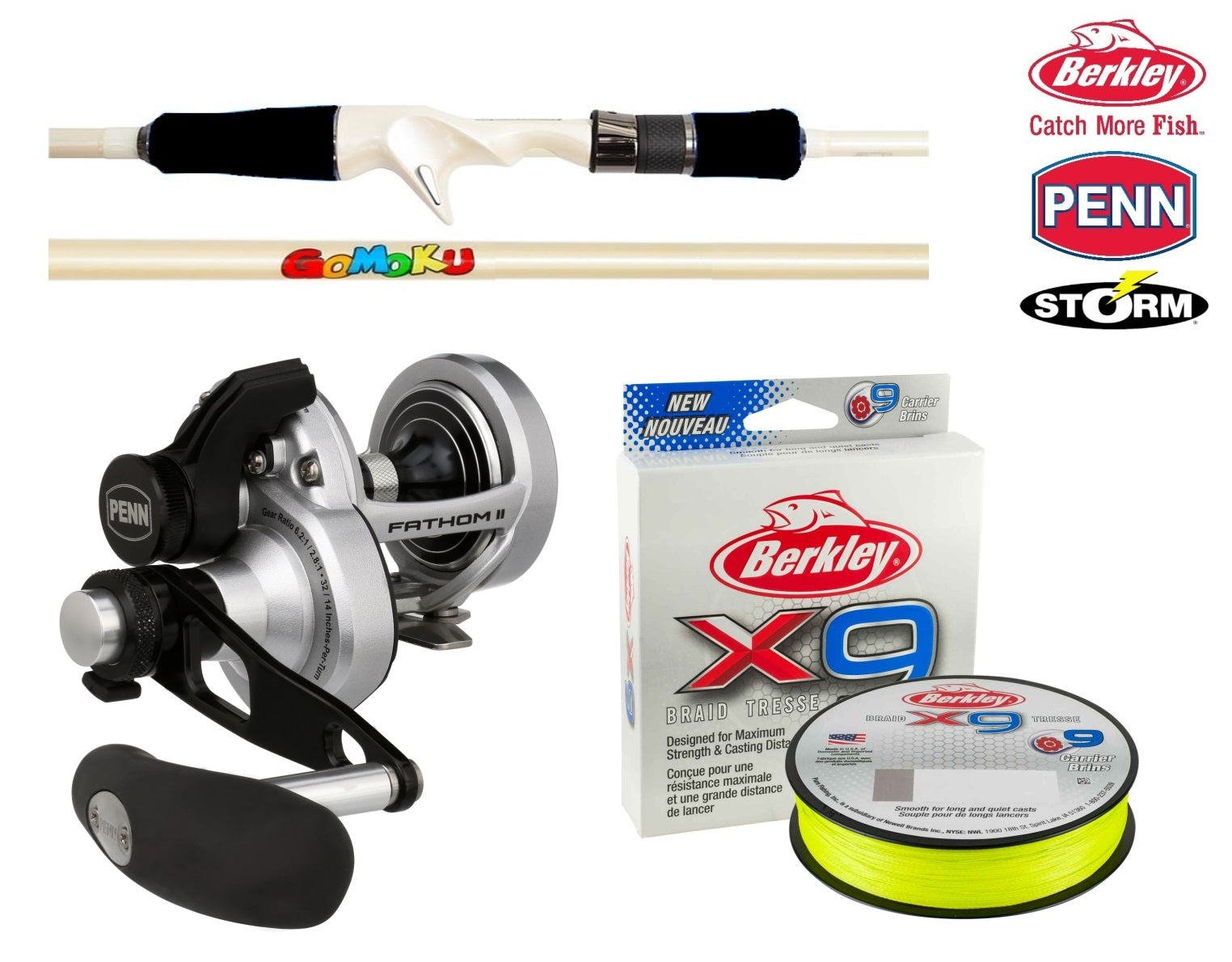 Penn Fathom PE 3 Overhead Jigging Set Up