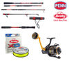 Penn Slammer IV Beach & Rock Casting Pack