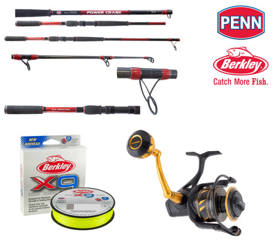 Penn Slammer IV Beach & Rock Casting Pack