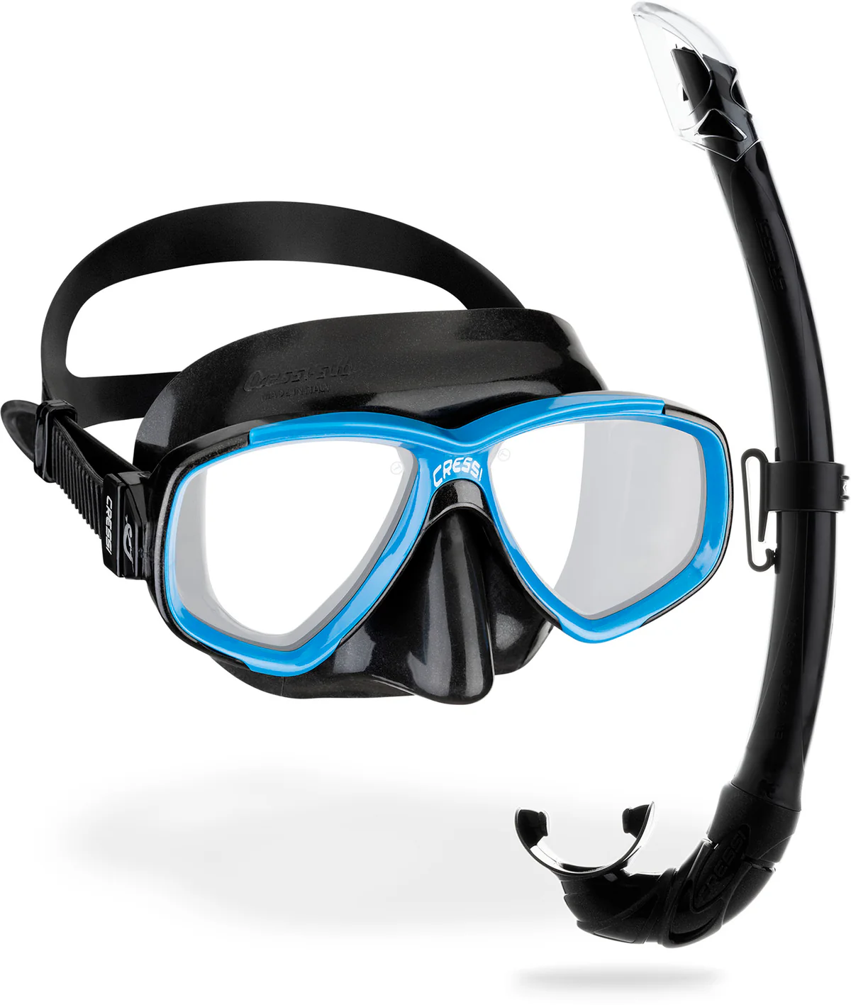 Cressi Perla Mexico Mask Snorkel Set Black Black