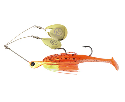 Tackle Tactics TT Tornado Plus Spinner Bait Lure Twin Spin Rigged 3/4oz