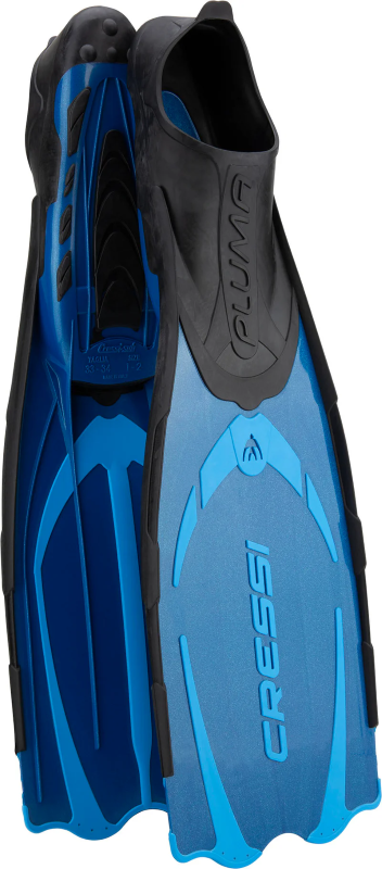 Cressi Pluma Fins Blue Azure