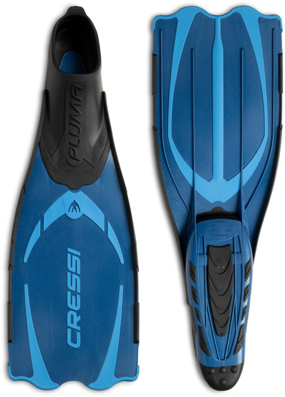 Cressi Pluma Fins Blue Azure