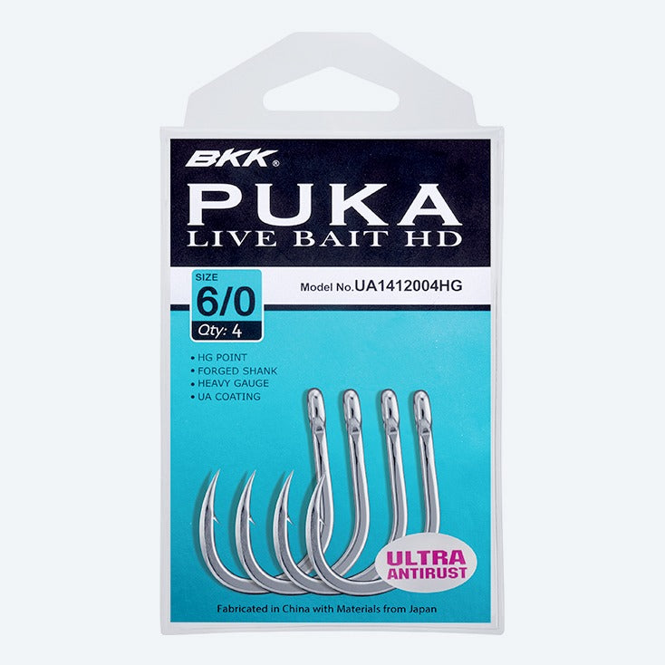 BKK Puka Livebait HD Hook Value Pack