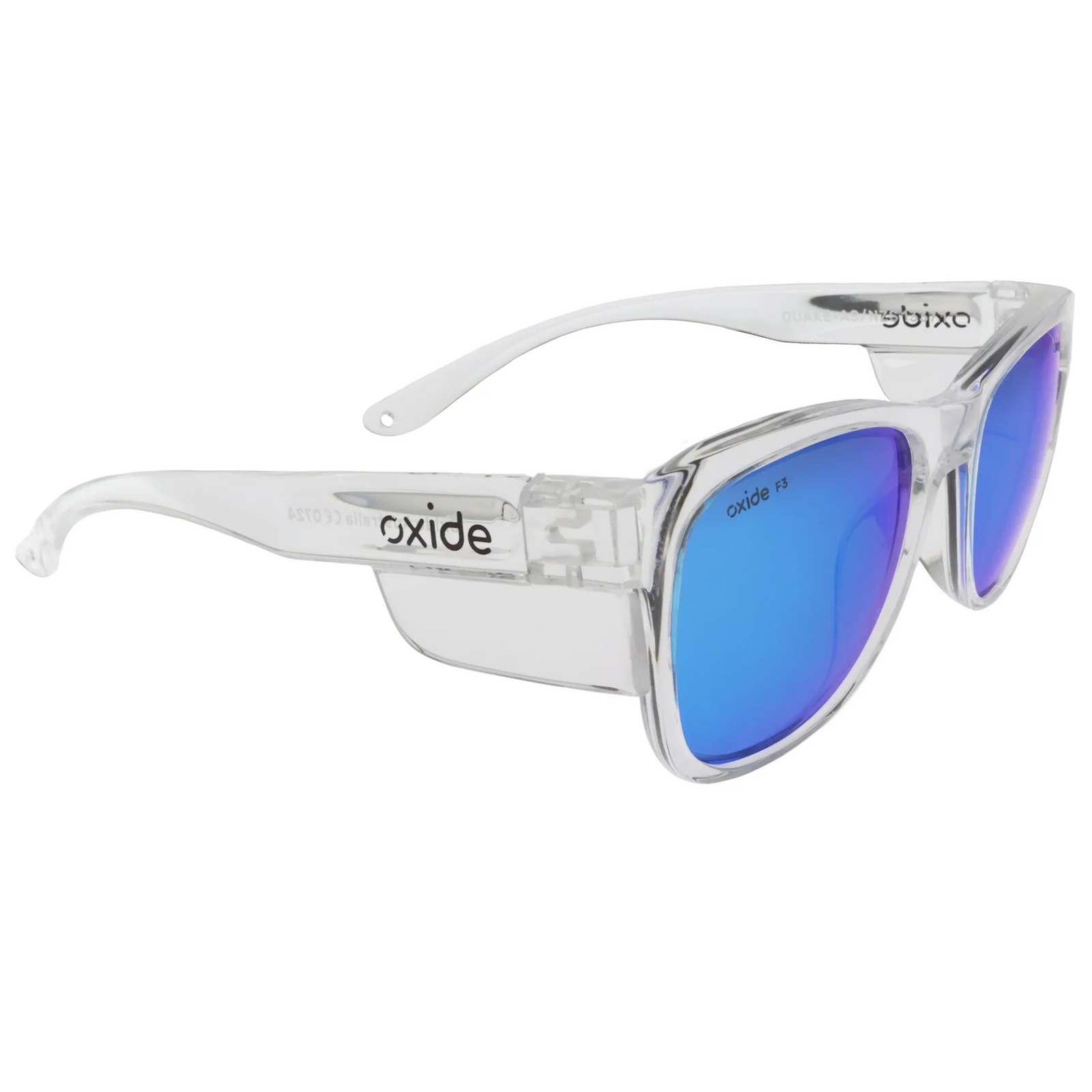 Oxide Quake Clear Safety Sunglasses