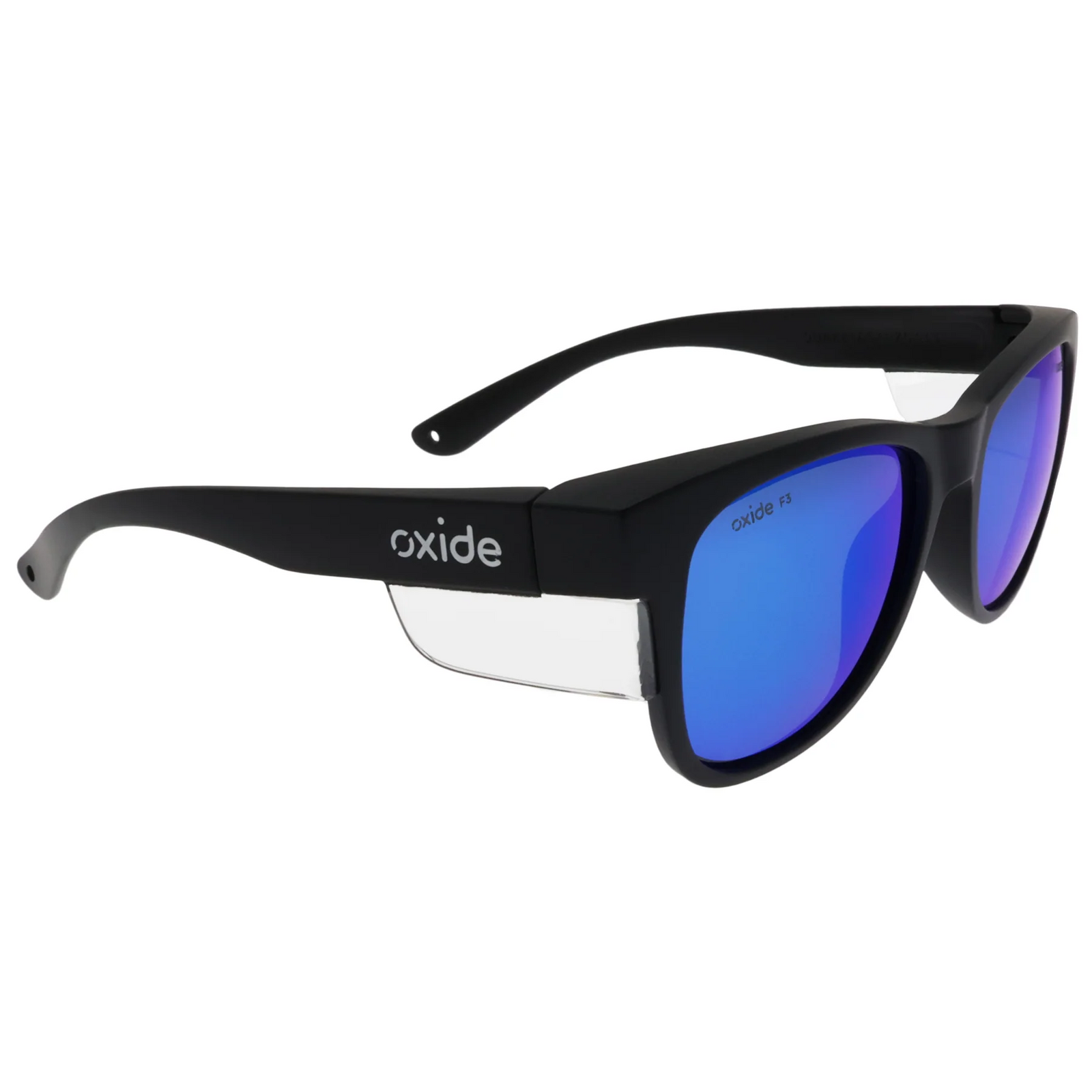 Oxide Quake Matt Black Safety Sunglasses