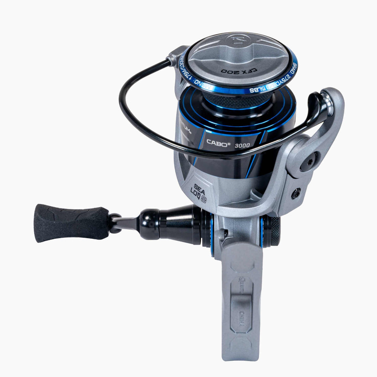 Quantum Cabo reel foot and underside