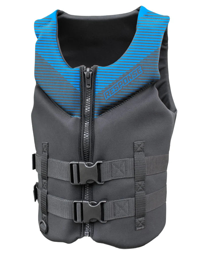 Response X Series Neoprene L50S Life Jacket PFD Vest Blue