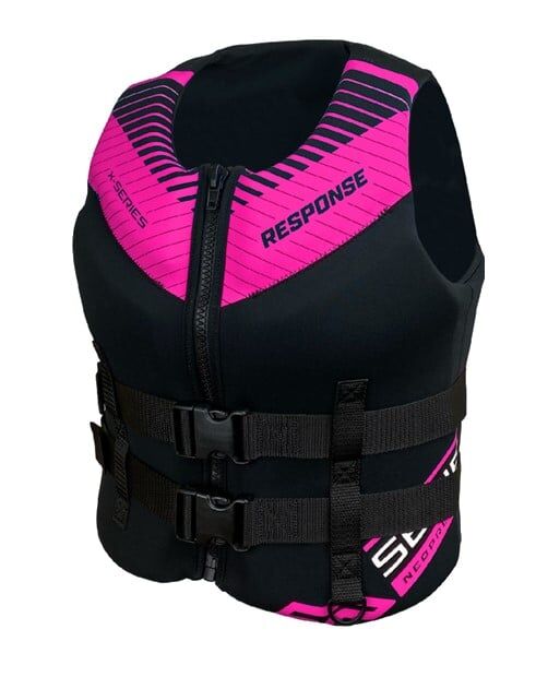 Response X Series Neoprene L50S Life Jacket PFD Vest Pink