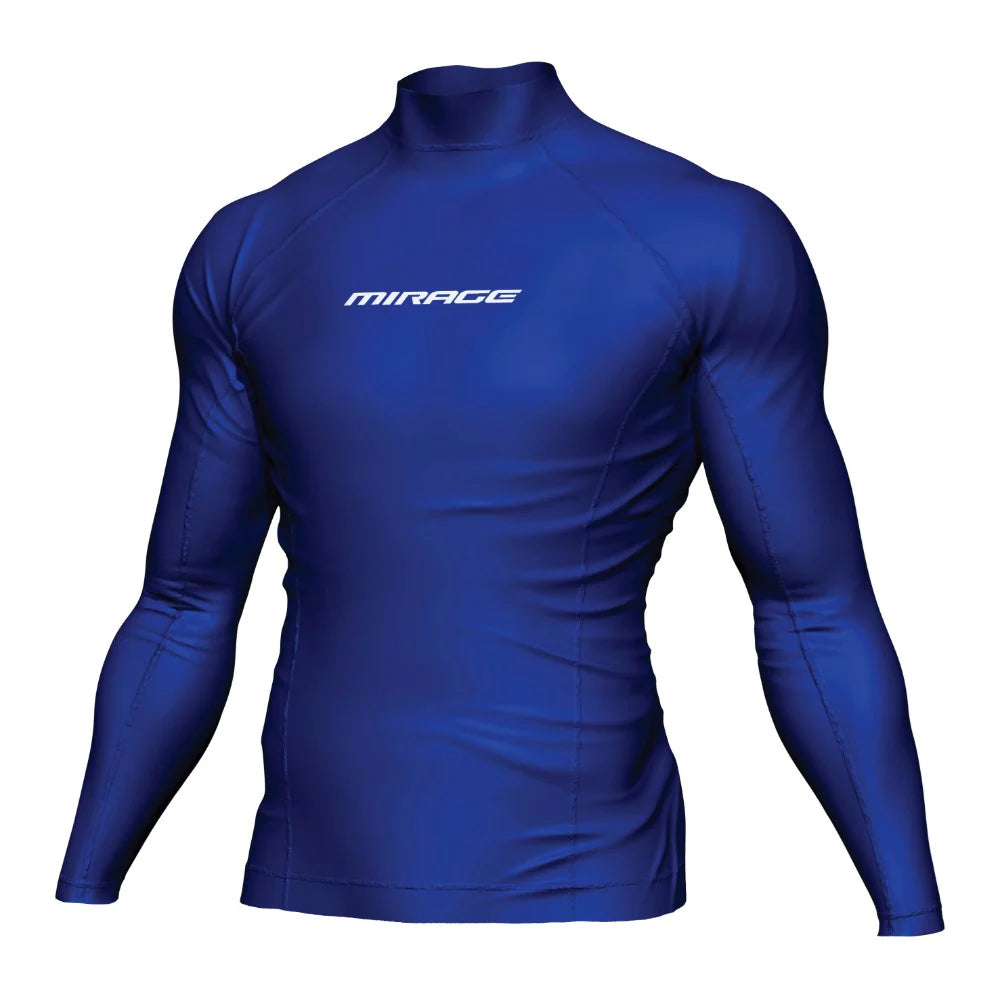 Mirage Rash Shirt Mens Long Sleeve Dark Blue
