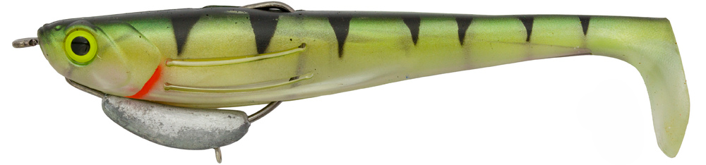 Zerek Flat Shad Pro 4.5 Inch Weedless Rigged Soft Plastic Lure