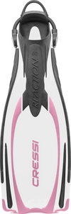 Cressi Reaction EBS Scuba Fins White Pink