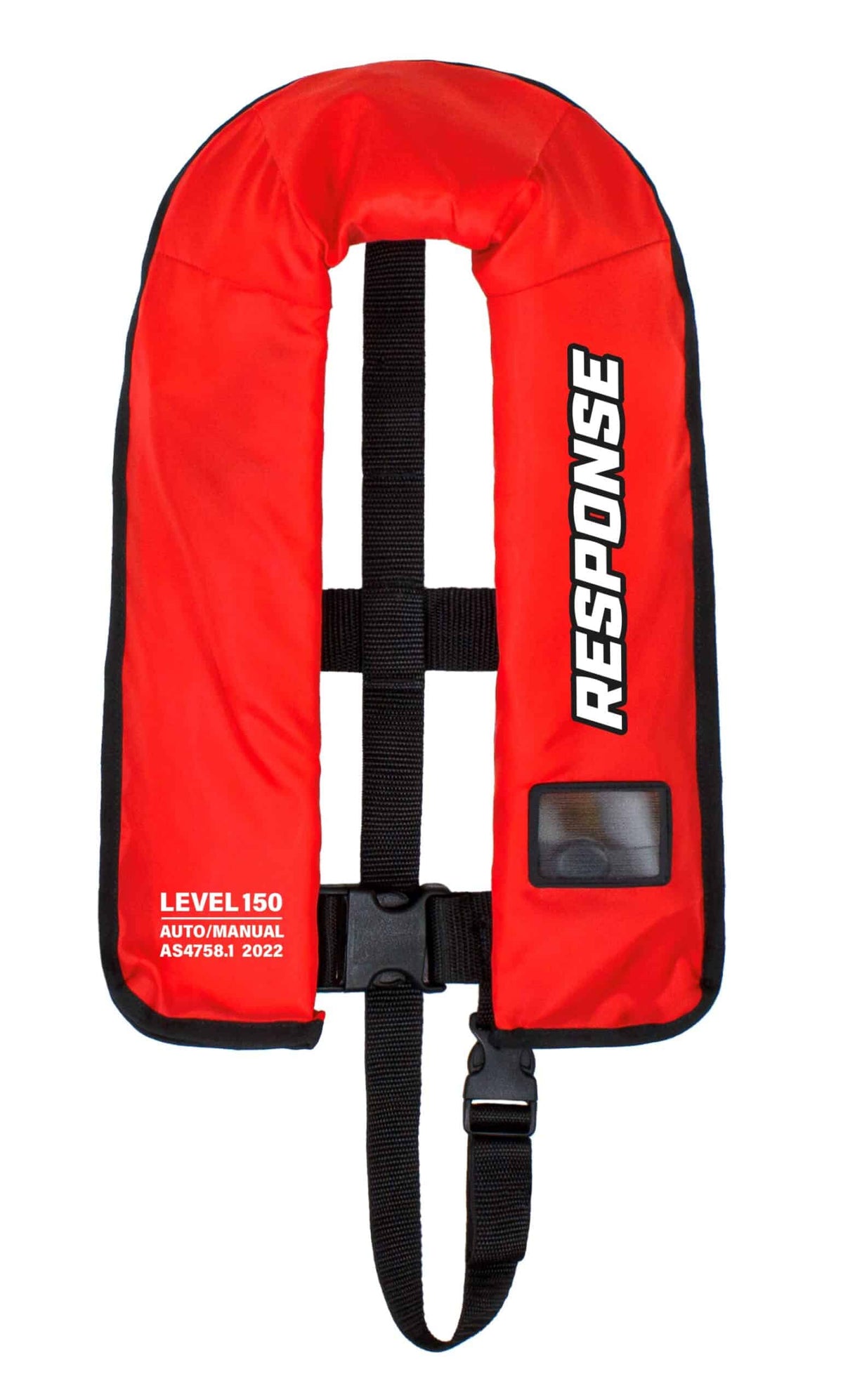 Response Kids Auto Inflatable Life Jacket PFD Vest Red