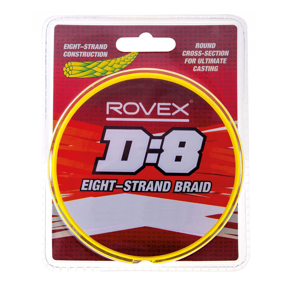 Rovex D:8 Braid Hi Vis Yellow 300yd