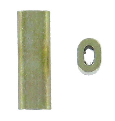 Shogun Brass Oval Crimp 500 Pack