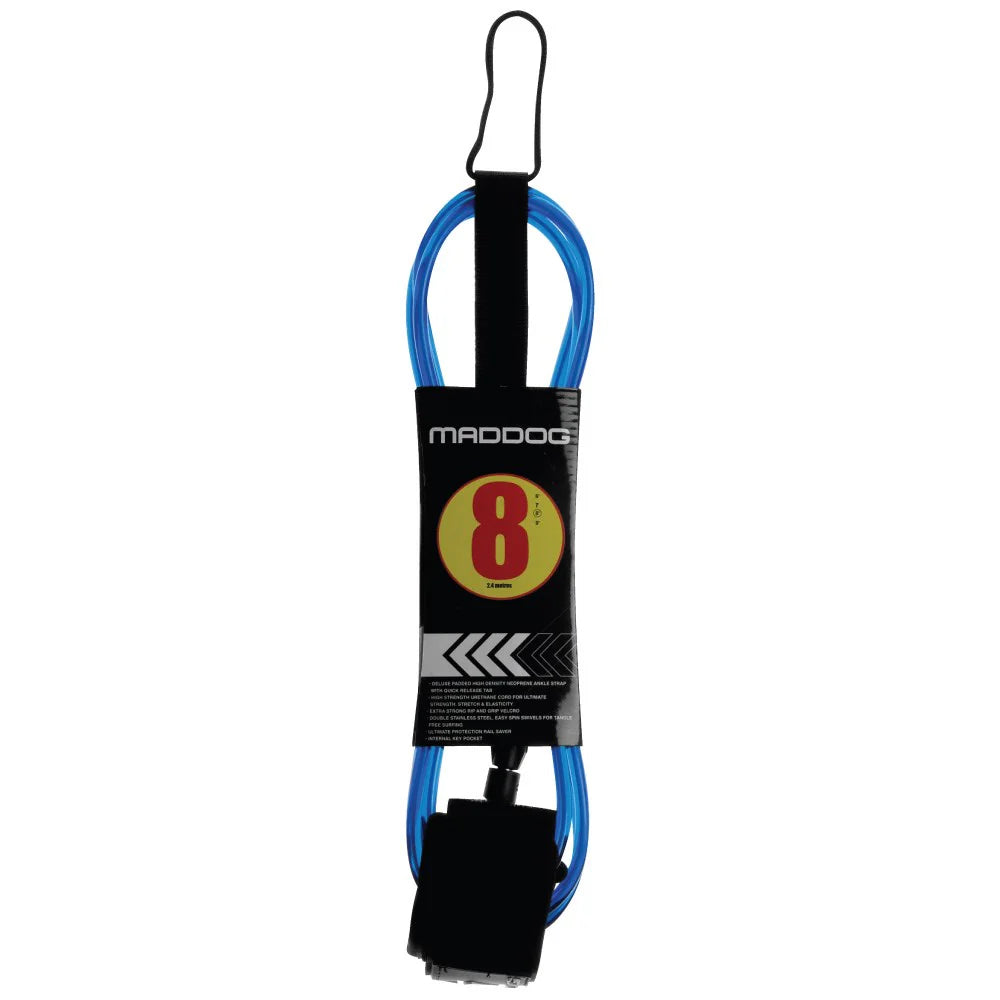 Mirage Maddog Surfboard Leash Blue