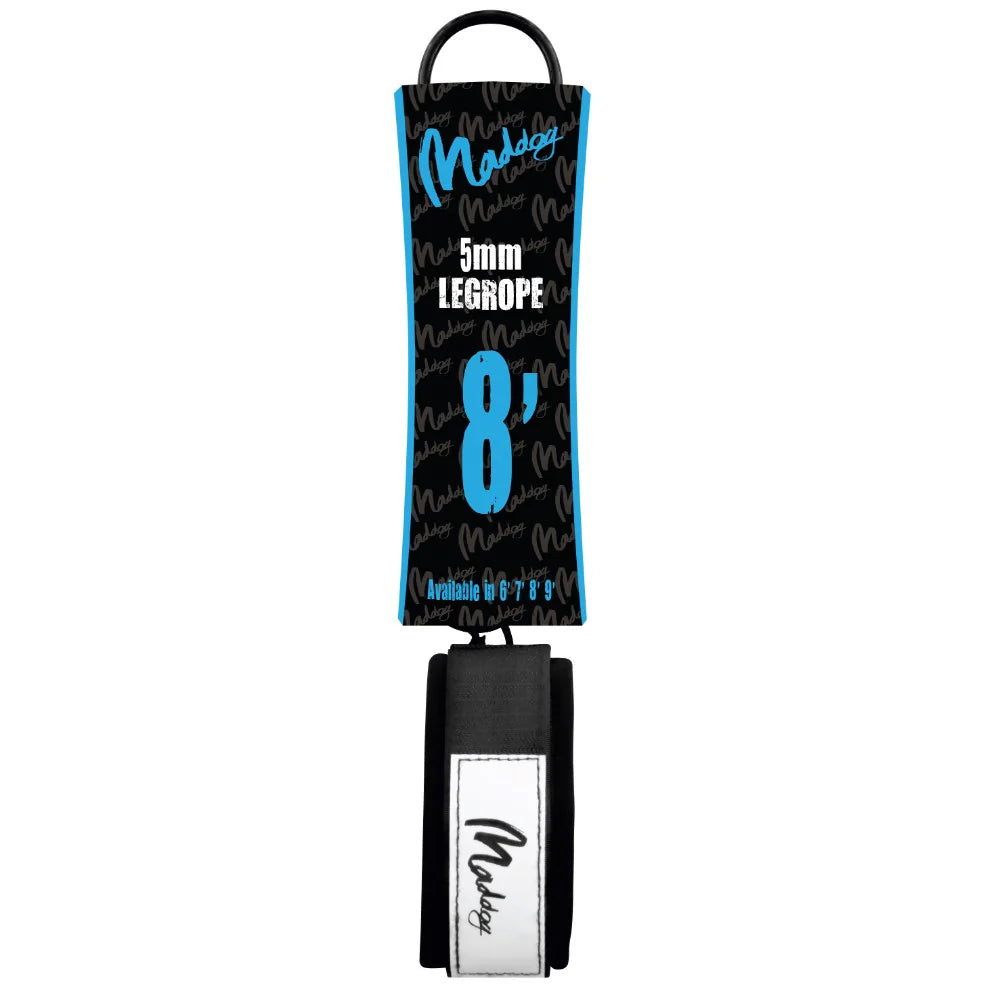 Mirage Maddog Basic Surfboard Leash Black
