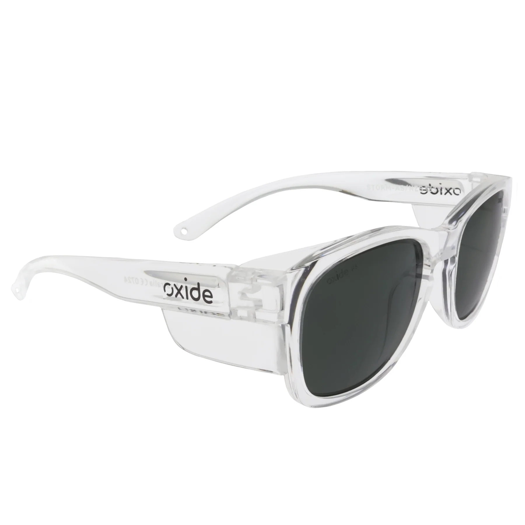 Oxide Storm Clear Safety Sunglasses