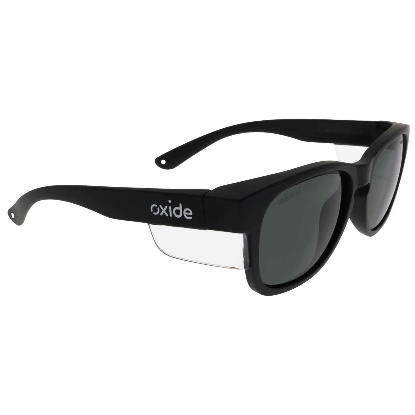 Oxide Storm Matt Black Safety Sunglasses