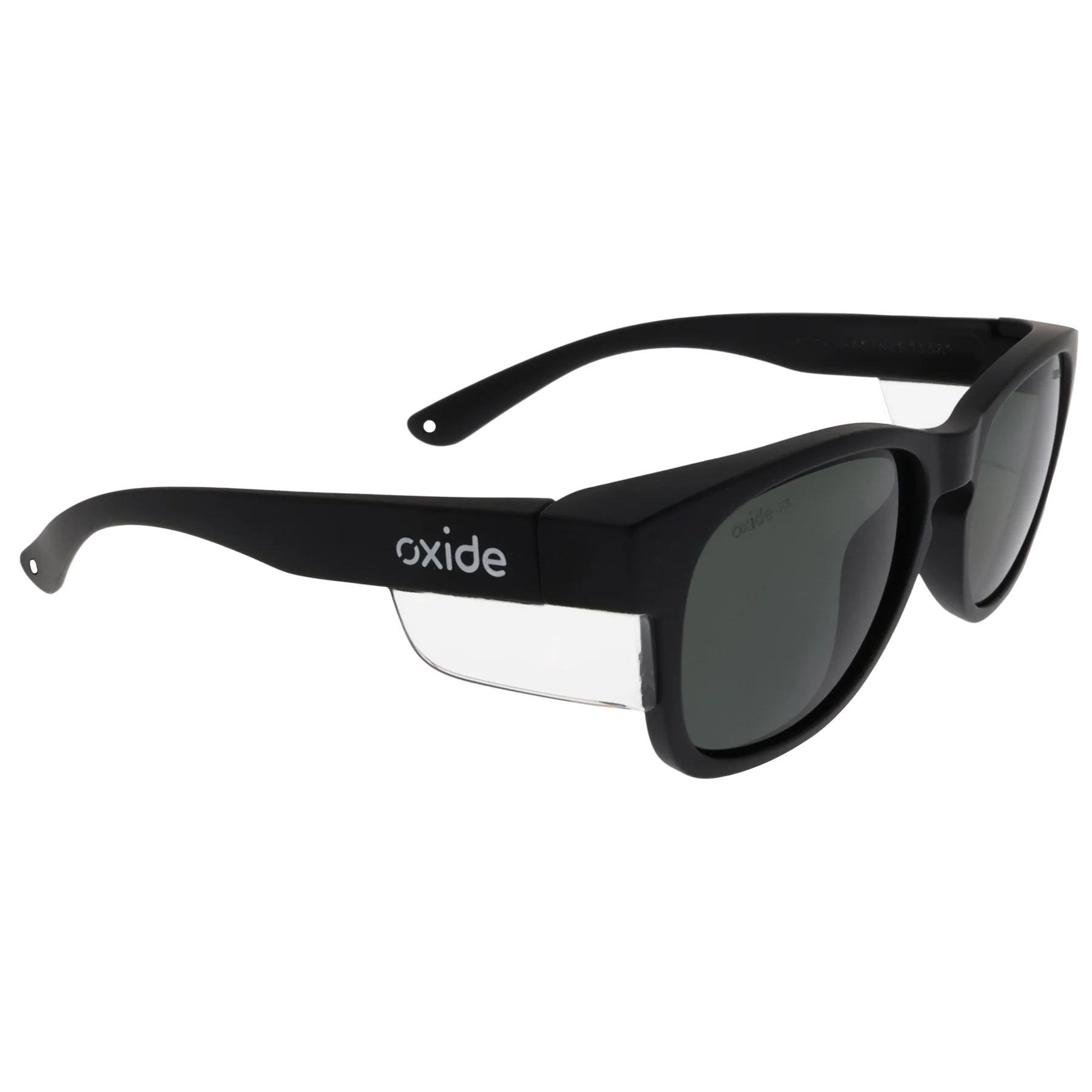 Oxide Storm Matt Black Safety Sunglasses