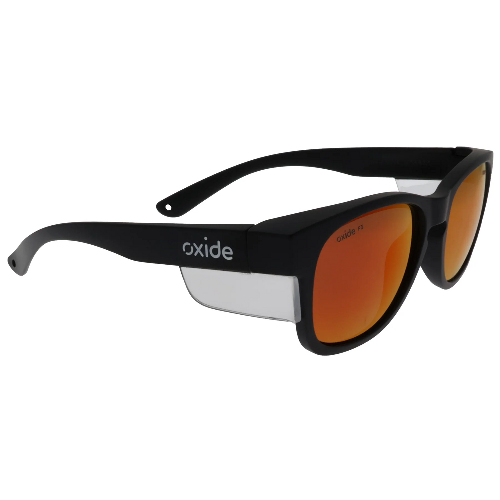 Oxide Storm Matt Black Safety Sunglasses